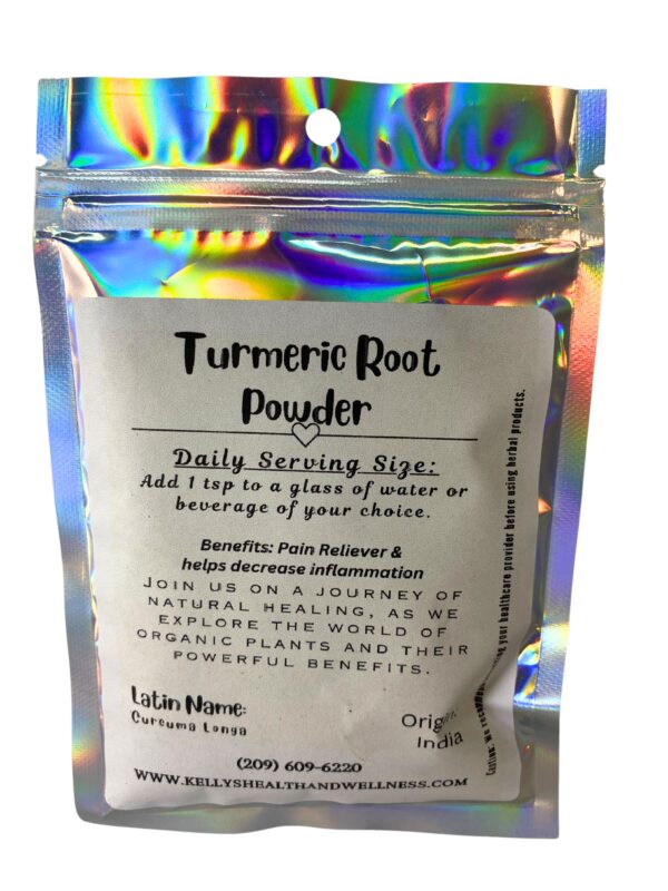 Turmeric root for anti-inflammatory and antioxidant benefits